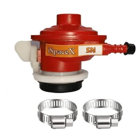 Regulator Suitable for Indian, Regulator (Red) Colour with 2 Safety pins