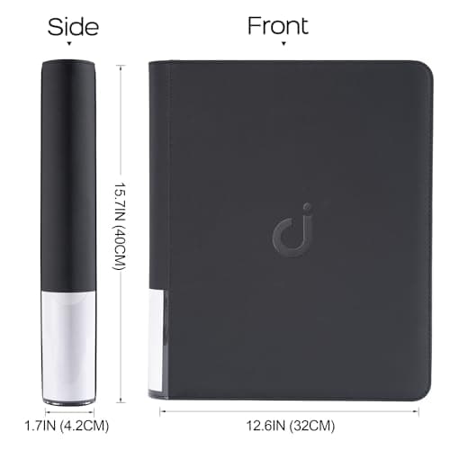 D DACCKIT 9 Pocket Toploader Binder, Holds 280+ Toploaders, Top Loader Storage Case with Sleeves for 3" x 4" Rigid Card Holders for Trading Cards or Sports Cards in 3 x 4'' Toploaders - Black