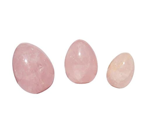 Rose Quartz Yoni Egg | Jade Egg | Certified Yoni Eggs | Vaginal Weight | Kegel Exercises