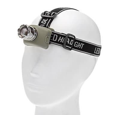 Lanmei Focus-Adjustable Osram 3-Mode LED Headlamp (140LM, 3xAAA, Gray)