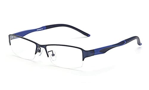 Customize Prescription Glasses Men Plain Eyeglasses with TR90 Unbreakable Frame