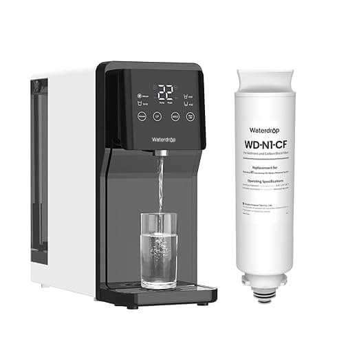 Waterdrop N1-CF Water Filter, Replacement for N1 Countertop Reverse Osmosis System, 6-Month Lifetime