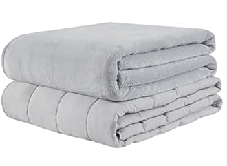 Degrees of Comfort Weighted Blanket w/ 2 Duvet Covers for Hot & Cold Sleepers|Advanced Nano-Ceramic Beads Deliver Durability & Silky Comfort (60x80 25lbs, Grey)
