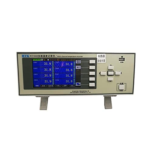 PZ1016P Multi-Channel Temperature Recorder Curve and Column Chart Display with 16 Channels