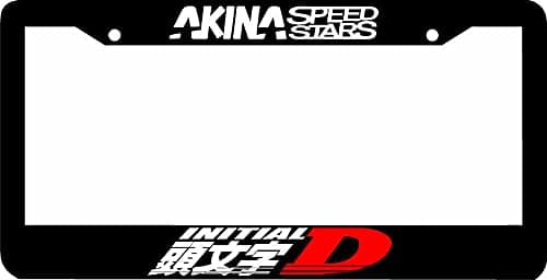 AKINA Speed Stars Initial D License Plate Frame