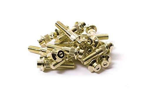 SRR Hardware Gold Two Piece Split Rim Assembly Bolts M7 x 30mm BBS BMW Style 5 RC RT 10.9 High Tensile Steel Bolts Screws (120)