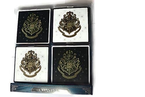 Harry Potter 4 pk Coasters Black & White