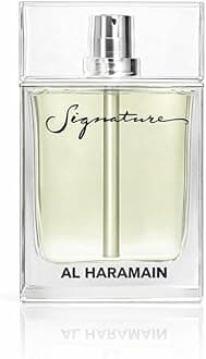 Al Haramain Signature Eau de Toilette for Men 100ml | Middle Eastern Masculine Fragrance | Fresh Citrus & Smooth Sandalwood Notes | Woody Oriental Men’s Perfume | Everyday Scent