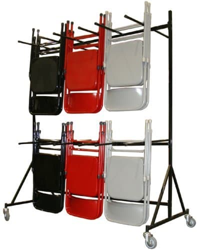 Two Tier Folding Chair Storage Truck Dolly