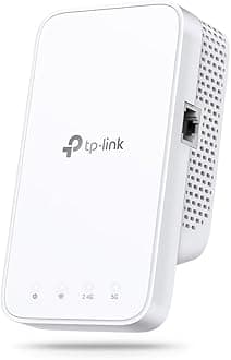 TP-Link Ripetitore WiFi RE330, amplificatore WiFi AC1200, estensore WiFi fino a 120 ㎡, potente ripetitore Wi-Fi con Porta ethernet, compatibile con Tutti i Box Internet