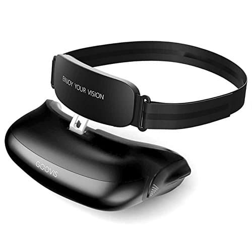 Qkfly 3D VR Headset All in one Virtual Reality Integrated Glasses 5.5 800” HD Giant Screen Advanced HD 4K Sony OLED Micro Display Resolution 1920x1080x2 NED Optics with WiFi HDMI (Goovis)