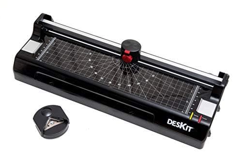Deskit 3 in 1 Thermal A4 Laminator Machine, Trimmer and Corner Rounder Tool – Professional Finish for Home or Office