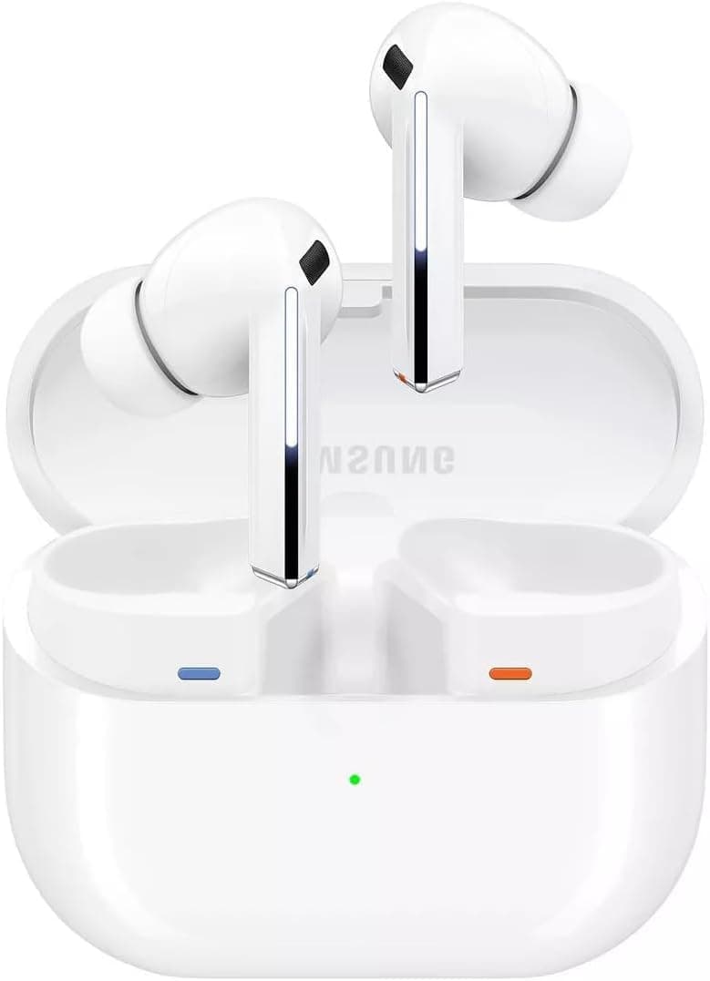 Samsung Galaxy Buds 3 Pro AI True Wireless Bluetooth Earbuds, Noise Cancelling, Sound Optimization, Real-Time Interpreter, Redesigned Comfort Fit Latin American Version (White)