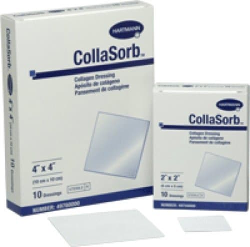 Hartmann-conco Inc Collasorb Collagen Dressing 2" x 2", Sterile, Latex-free (Box of 10 Each)