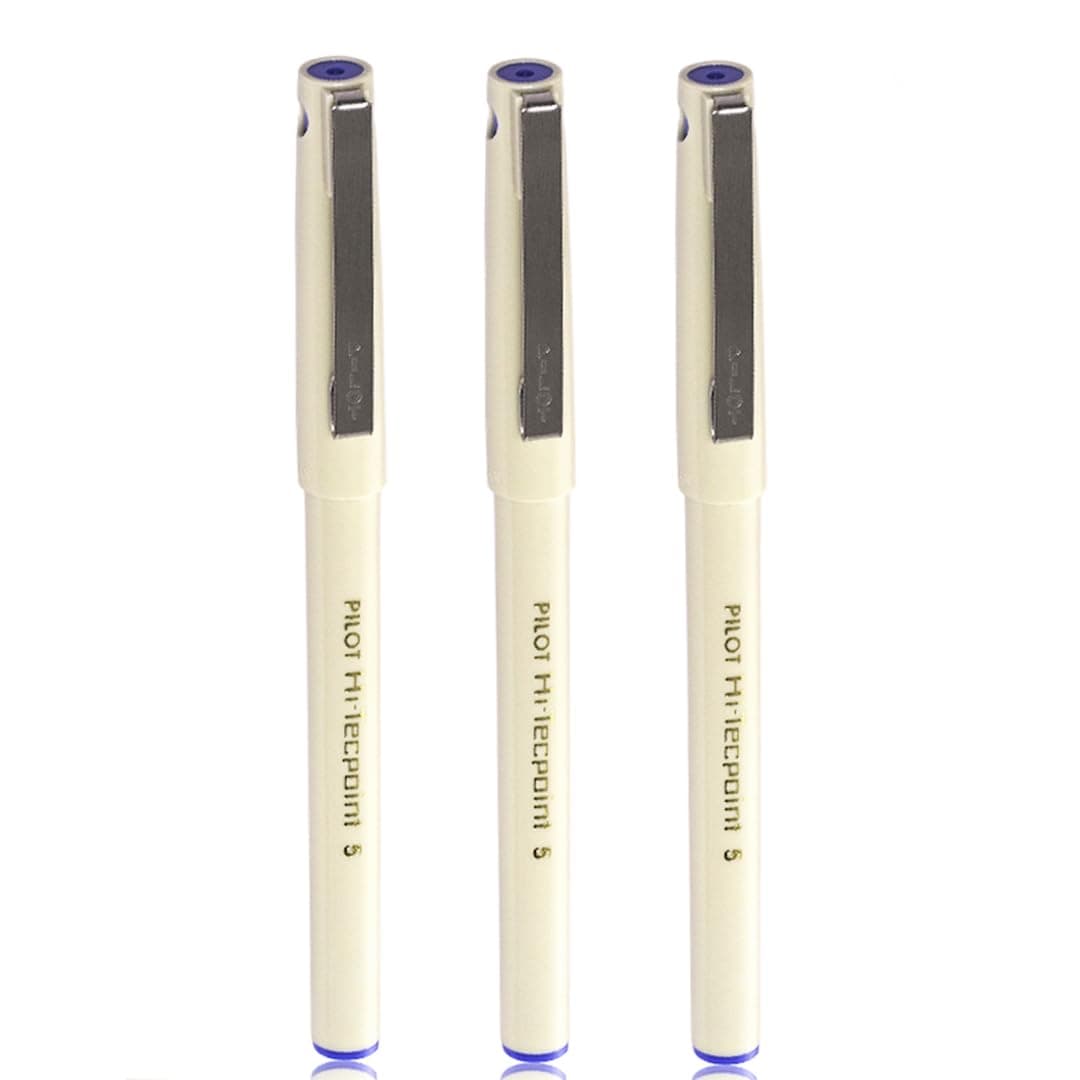 Hi-Techpoint 05 Super Value Pen - Pack of 3 (Blue)
