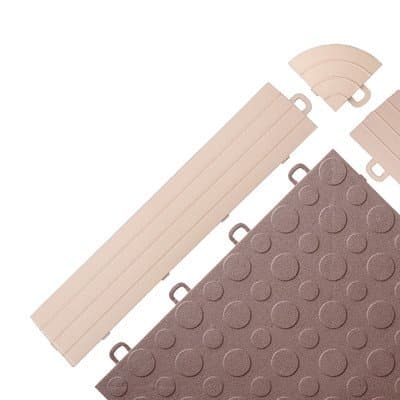 Interlocking Ramp Edges in Beige