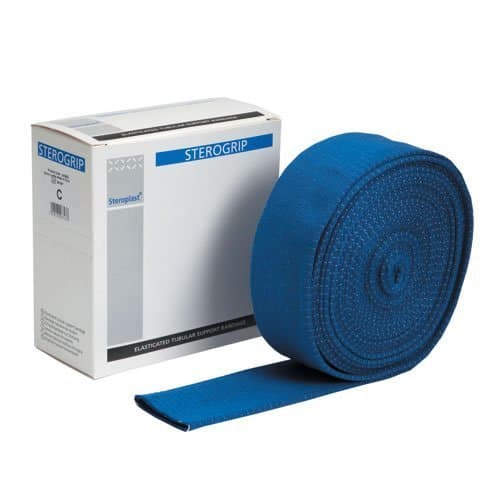 Sterogrip Blue - Elasticated Tubular Bandage D (7.5cm)