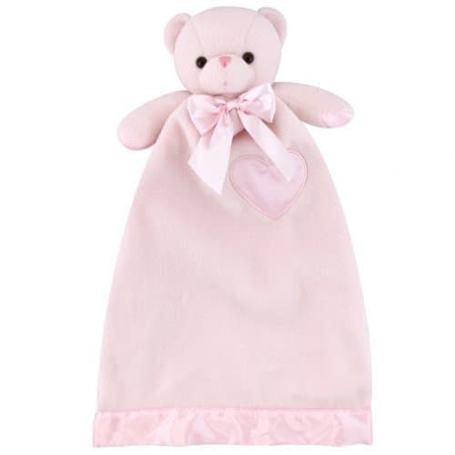 Lovie (Large) - Bernhardt Pink Bear Security Blanket Plush