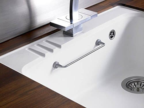 REENBERGS Magnetic Dish Cloth Rail Inside Sink Danish Design Made in Denmark (Strong Magnets for Corian/Granite Sink, Stainless Steel)