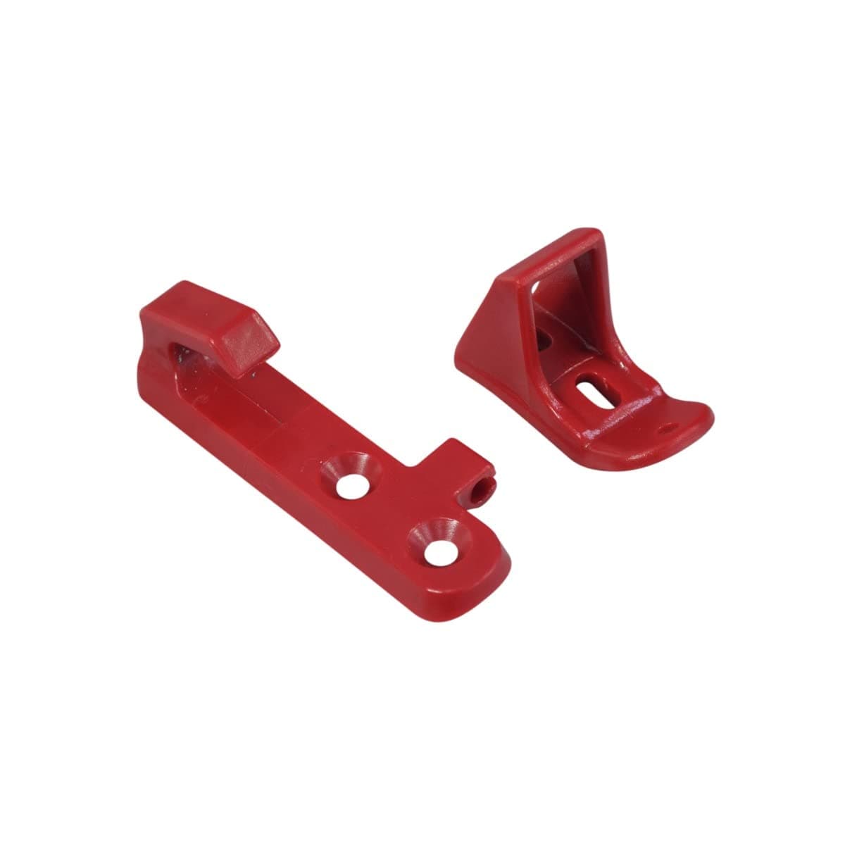 AlveyTech Plastic Hook & Latch Set for GOTRAX Scooter - Compatible with GOTRAX GXL V2, XR, Ultra - Electric Scooter Clip - Red Accessory Holder and Fender Clip to Securely Hold Scooter While Folded