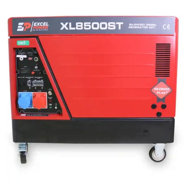 Excel Power 6kW Three Phase Standby Back up Electric Start Diesel Generator With 1 Year Warranty Residential Outdoor Power Tools