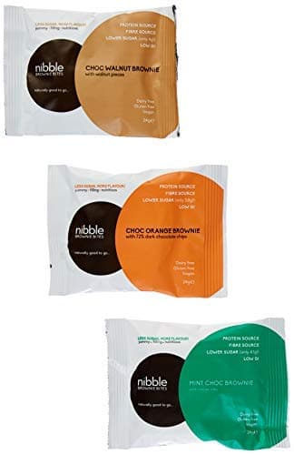 Nibble Protein Brownie Bites Multipack (pack of 6)