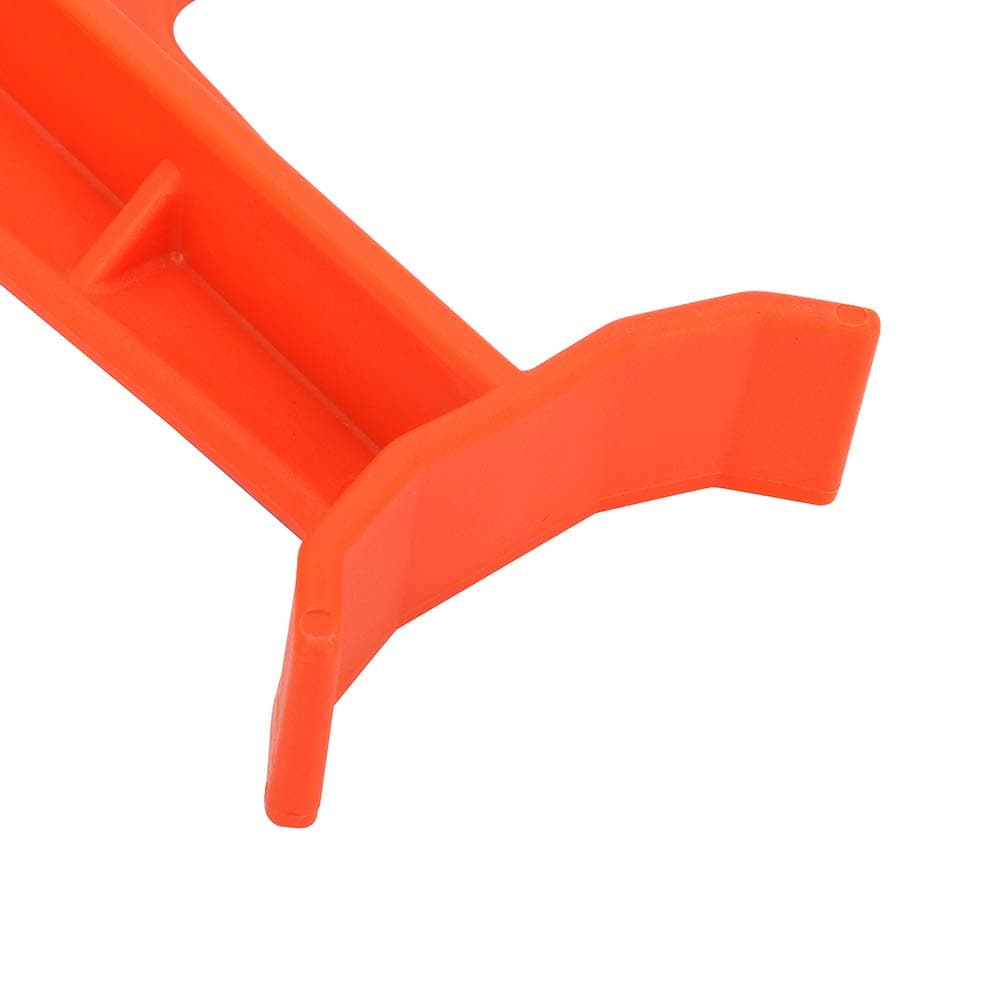 Universal Motorcycle Fork Guard Suspension Support Brace Transportation Tool Tie Down Seal Saver Protection Plastic For Dirt Bike Motocross Accessories Orange