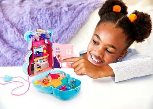 Mattel - Polly Pocket Sleepover Teddy Bear Compact