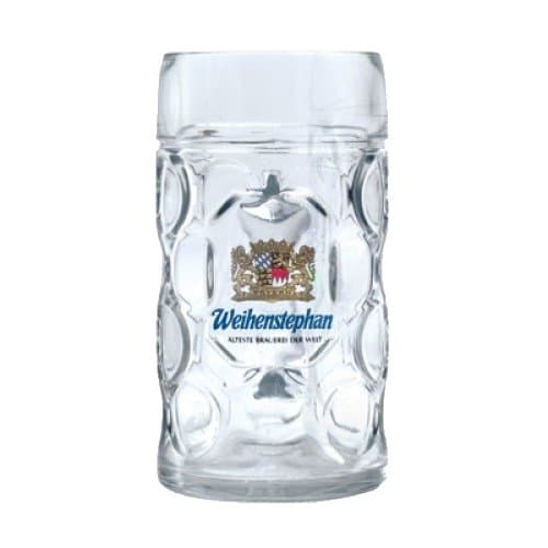Weihenstephan German Dimpled Beer Stein Mug 0.5 Liter