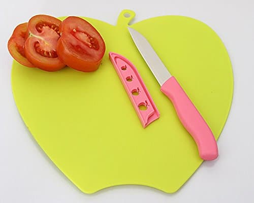 Love shops-Ceramic Knife Set With Fruit/Vegetable Peeler And Mini Plastic Cutting Board Colorful Chef Knife For Kitchen(Random Color)