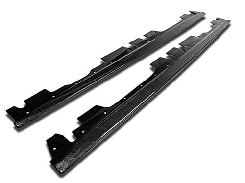 E Style Carbon Fiber Front Side Skirts Extension Lip Fits 2007-2013 BMW E90/E92/E93 M3