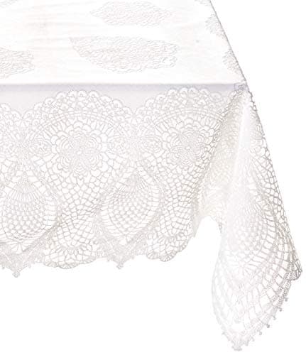 Vinyl Lace Table Cloth - 54" x 72"