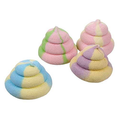 Sumthin' Sweet Unicorn Poo Individually Wrapped Marshmallow Candy, 12.7 Ounces - 45-0.28 oz Pieces