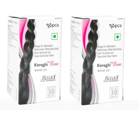 KERAGLO EVA TABLETS PACK OF 30 * 2