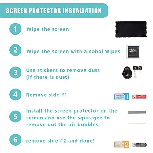 BestEvMod Compatible with Hummer EV 9H Screen Protector Dash and Navigator Screen Set of 2 Accessories Center Control Screen Anti-Glare Anti-Fingerprint (HD)