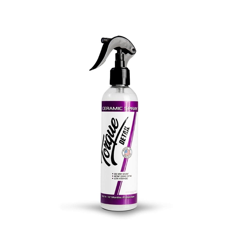 Ceramic Spray - Easy to Apply, Ceramic Coating Spray - Proprietary Silica Formula (Nano SiO2) Seals & Shields Car’s Clear Coat - Hydrophobic Protection & High-Gloss Shine (8 oz)