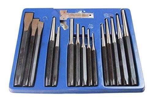 16 Pc Comprehensive Punch and Chisel Set with Tray B2071