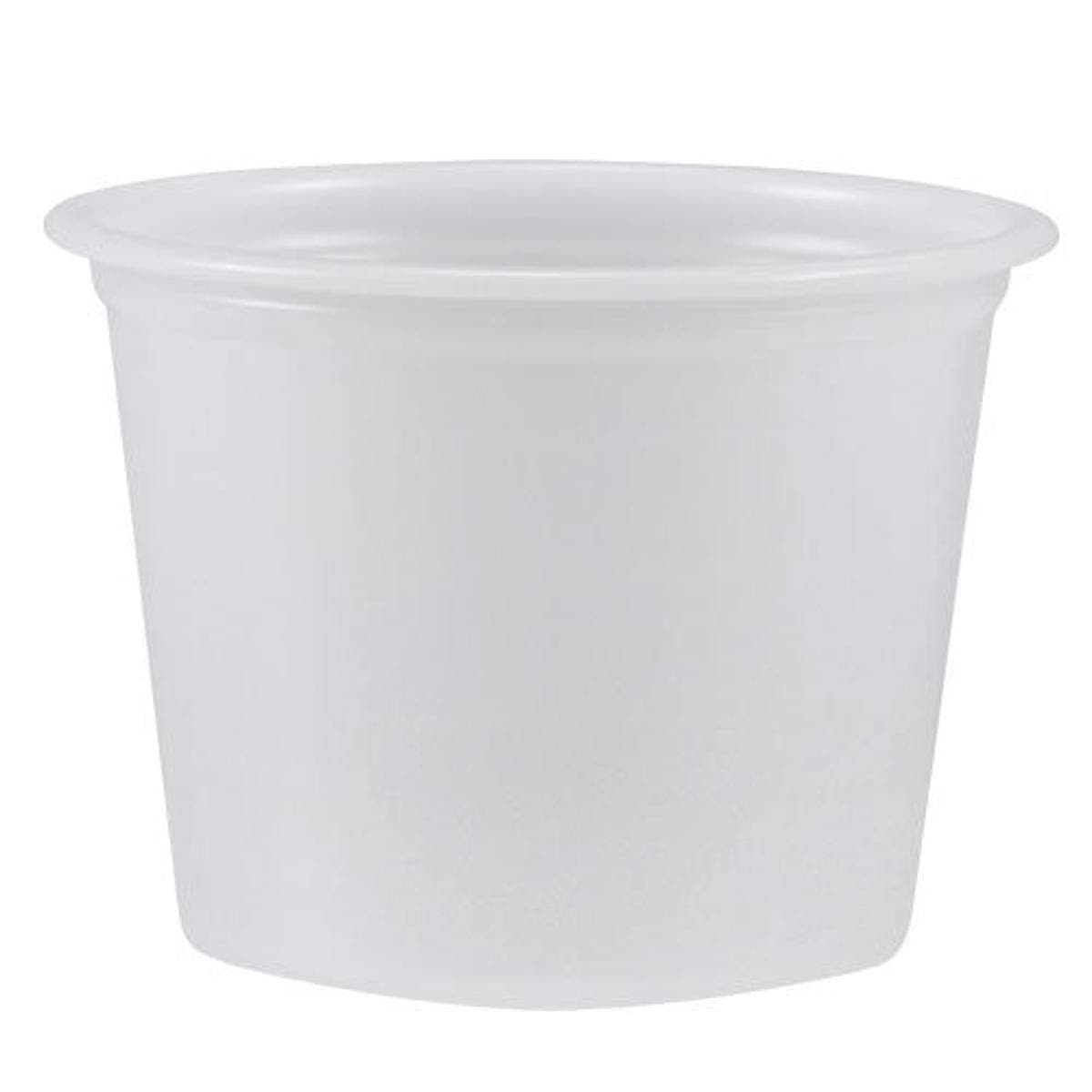 Dart P100N 1 oz Translucent PS Portion Container (Case of 2500)
