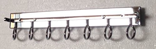 Professional Sliding Scarf Rack, Polished Chrome 14