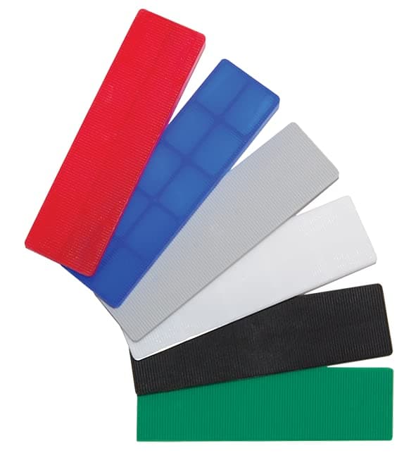 AF4F 24mm x 100mm Assorted Window Glazing Glass Flat Plastic Packers Several ...