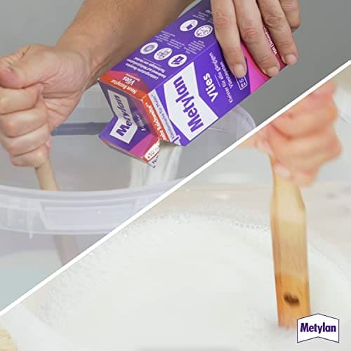 Metylan Non-Woven Wallpaper Paste for Smooth or Textured Backing - Easy to Use, High Yield, 1x180g