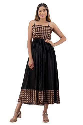 Daevish Women's Gathered Maxi Dress