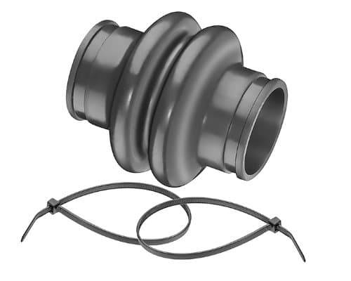 Curtis CJ652-9K Boot Kit, Neoprene, Inch, 2" Bore, 3-1/2" OD, 4-3/16" Overall Length