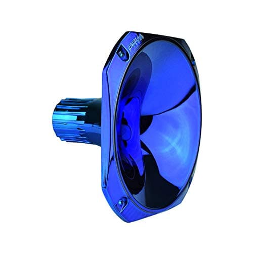 WGP14-25 BLUE CR-S - 1” Exit Horn Screw-On Waveguide - Blue Chrome Short ABS Wave Guide - 45° x 45° Nominal Coverage - Slim Profile Waveguide (Single)