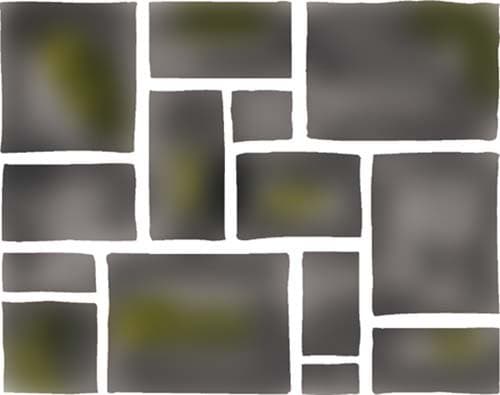 Flagstone Wall Stencil SKU #2624 by Designer Stencils