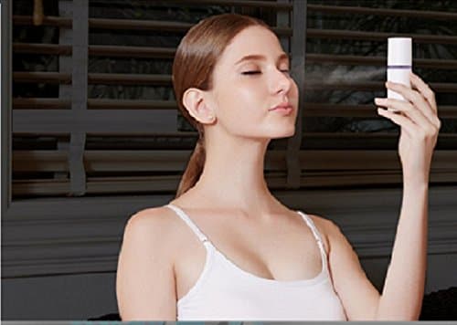 Versatile Humidifier & Essential Oil Diffuser- Portable Handheld Beauty Steamer ,Nano Lonic Smart Facial Atomizerin for Dryness Oil Skin,30 Seconds Speed Hydrating---1 [Energy Class A+++]