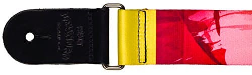 San Leandro Strap CT-016 Classic Guitar Strap, Tropical Sugar Skull