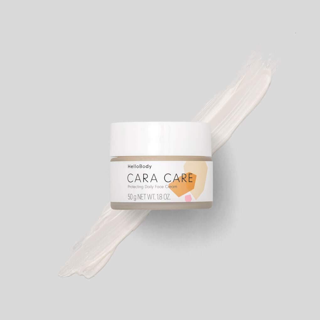 HelloBody Cara Care Protective Day Cream (50 ml) - Intensive Face Care for Sensitive Skin - Vegan Face Cream Protects Skin from Environmental Effects