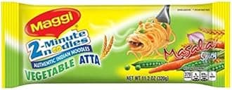 Vegetable Atta Noodles Masala Flavor (320 G) (Pack of 4)