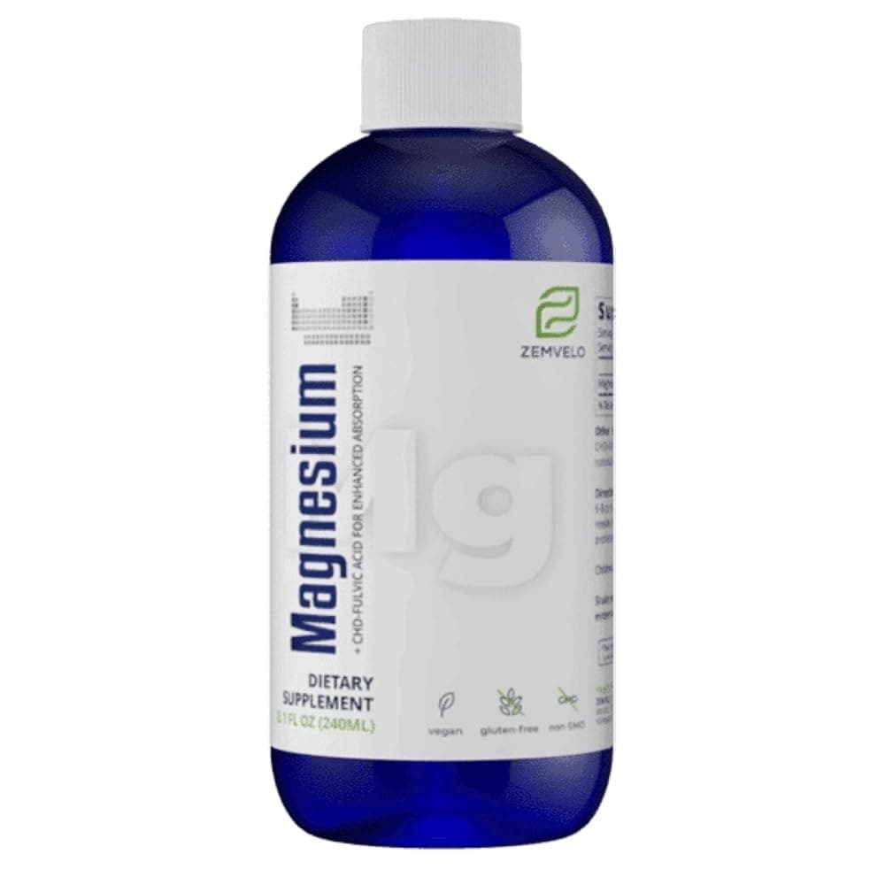 Liquid Ionic Natural Magnesium | 96 Day Supply | Longevity and Wellness | Mood Support | Restful Sleep | Muscle Support